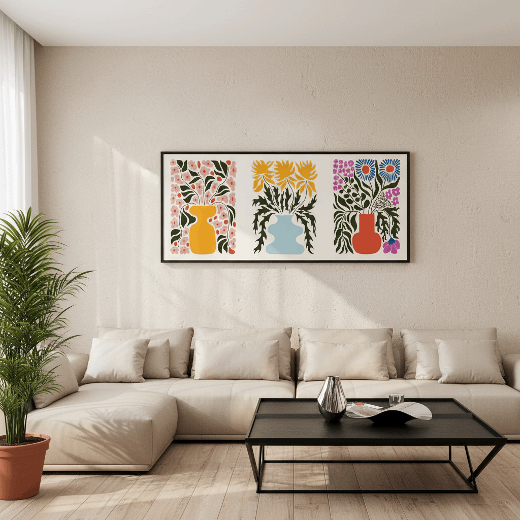 Living Room Wall Art Frame | Premium Home Decor