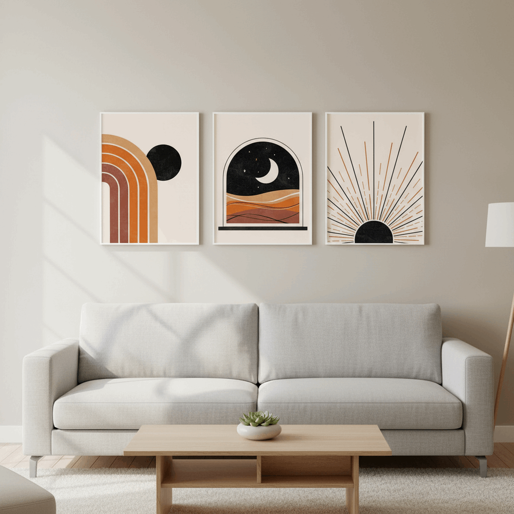 Minimalist Abstract Art Frame | Elegant Wall Decor