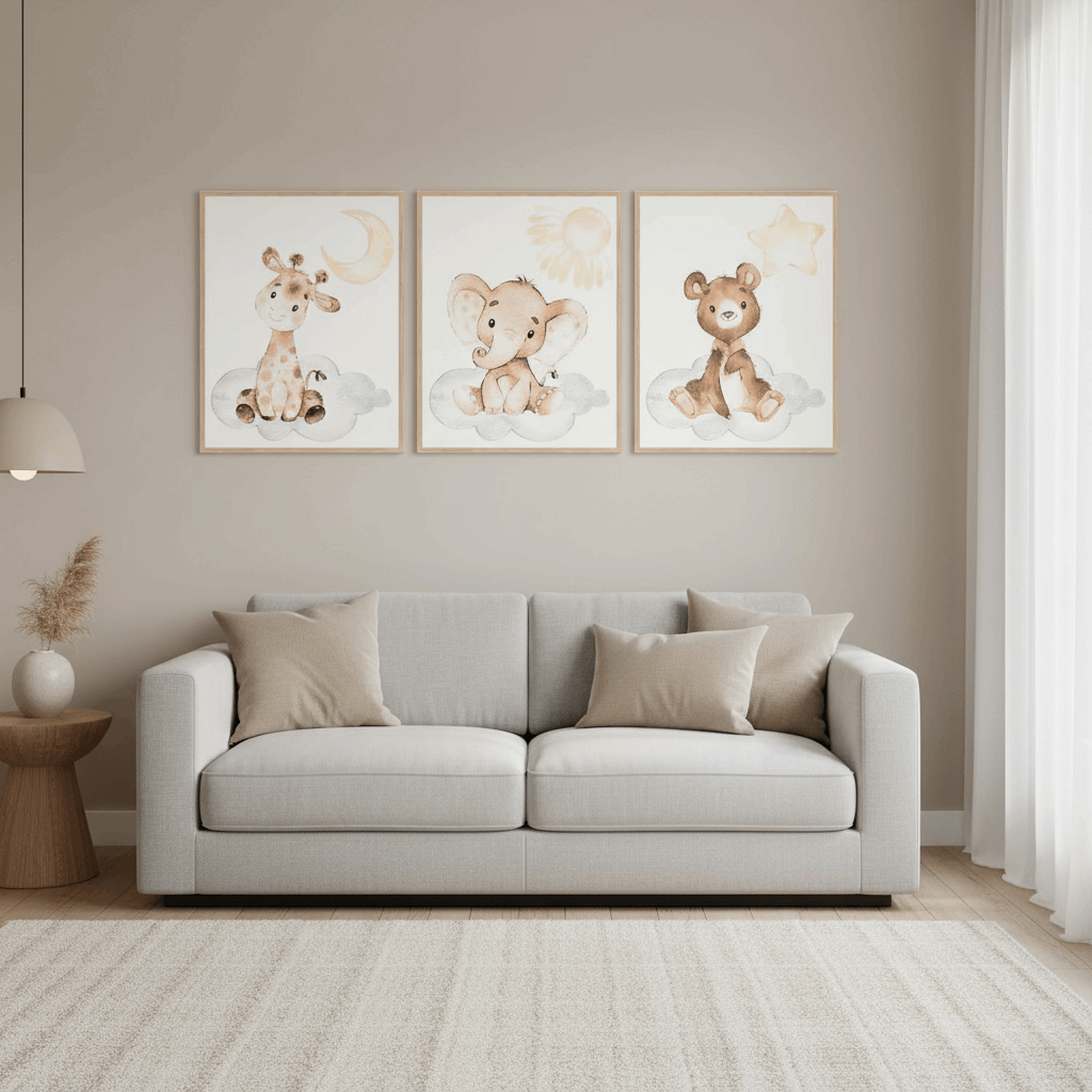 Bright Room Wall Art Frame | Light & Modern Home Decor