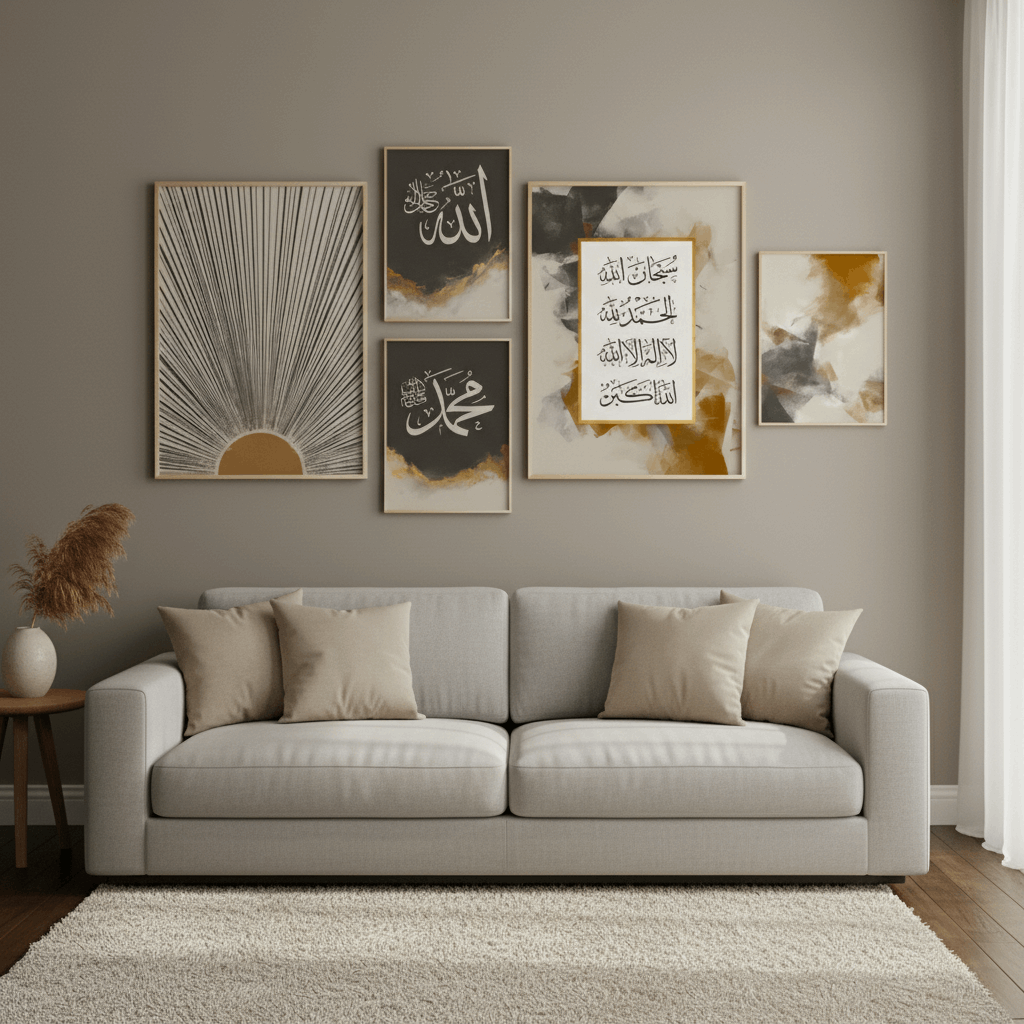 Decorative Islamic Wall Art | Modern Frame Design