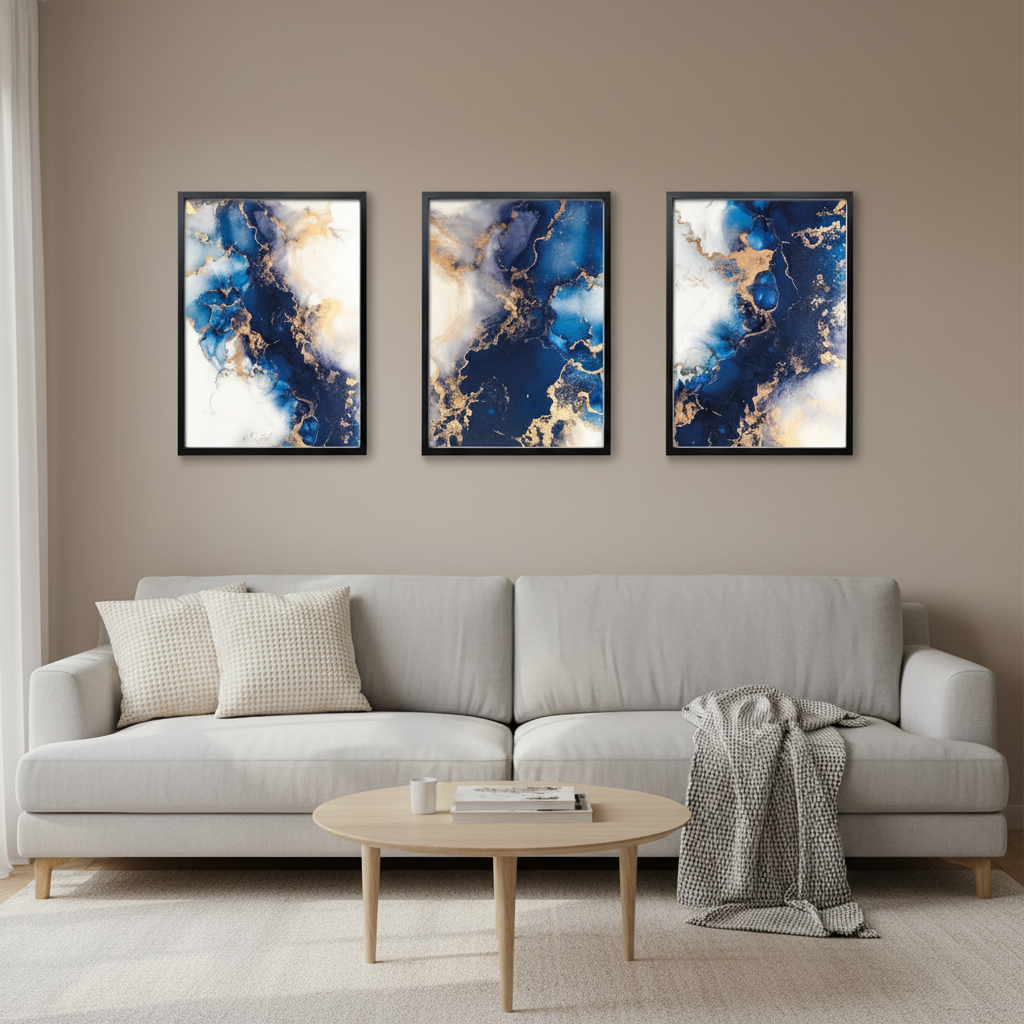 Luxury Abstract Wall Frame | Contemporary Home Decor