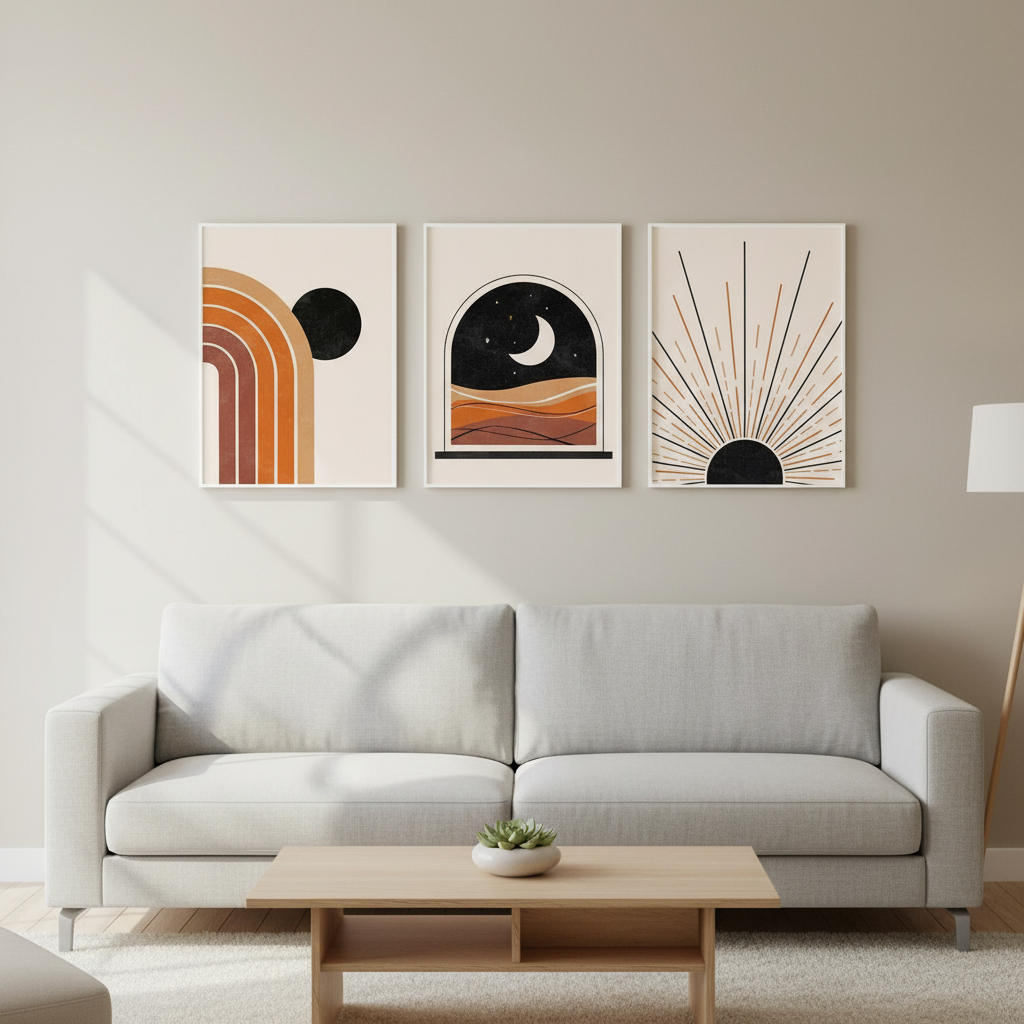 Minimalist Abstract Art Frame | Elegant Wall Decor