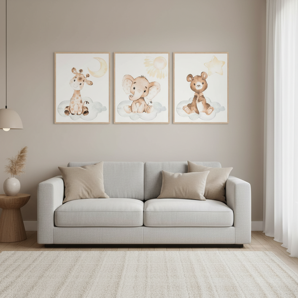 Bright Room Wall Art Frame | Light & Modern Home Decor