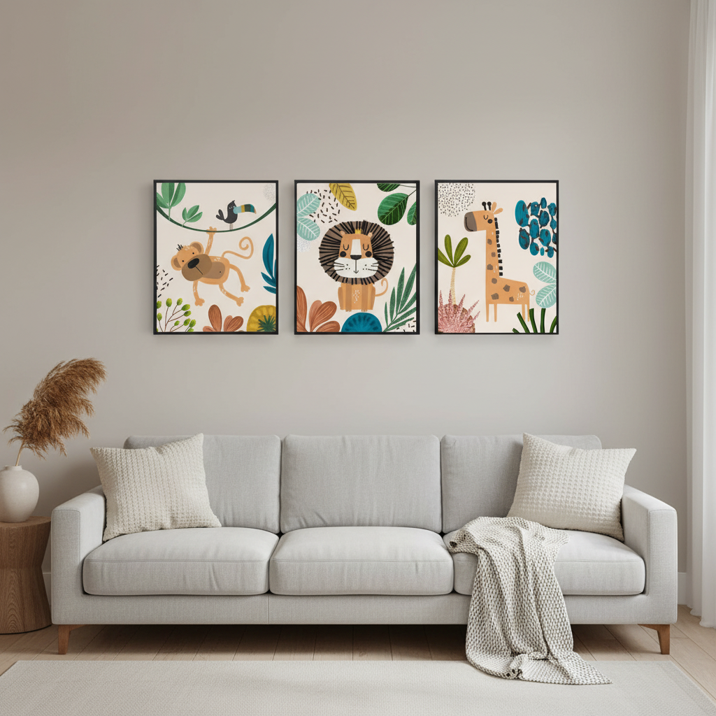Soft Tone Wall Art Frame | Bright & Airy Home Decor