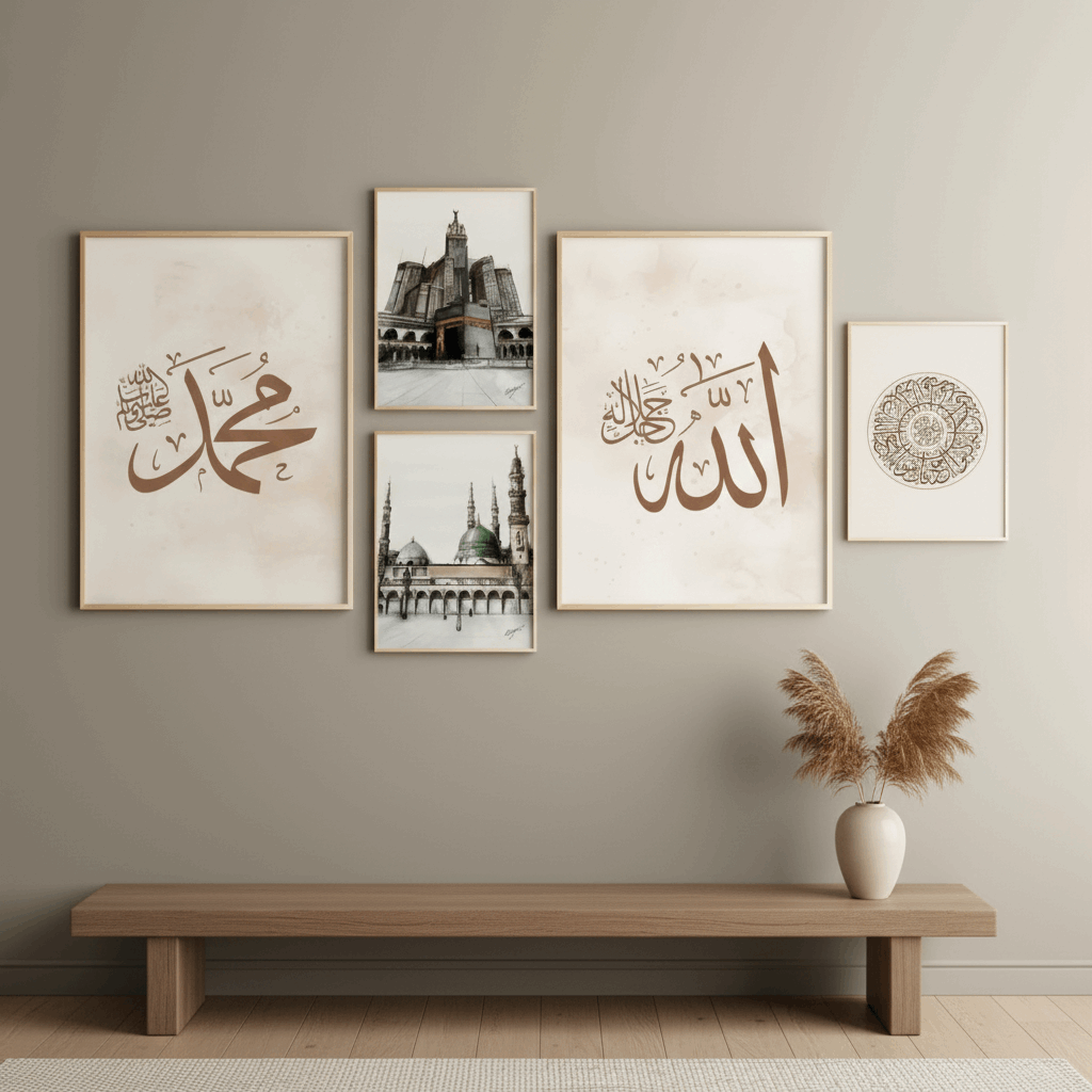 Spiritual Islamic Wall Frame | Elegant Home Art