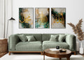 Islamic Wall Art Set of 3 | Allah & Muhammad Arabic Calligraphy