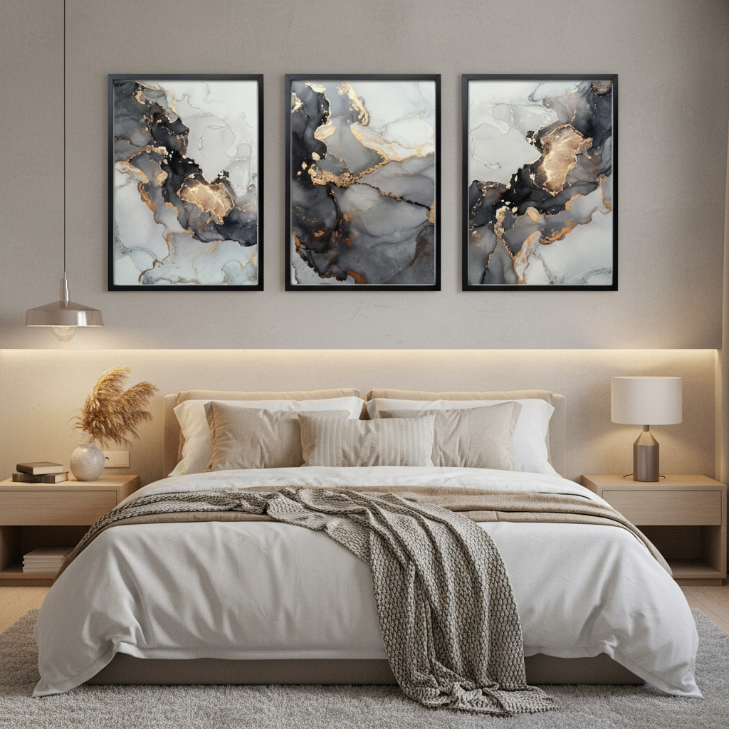Abstract Canvas Wall Art | Modern Frame Design