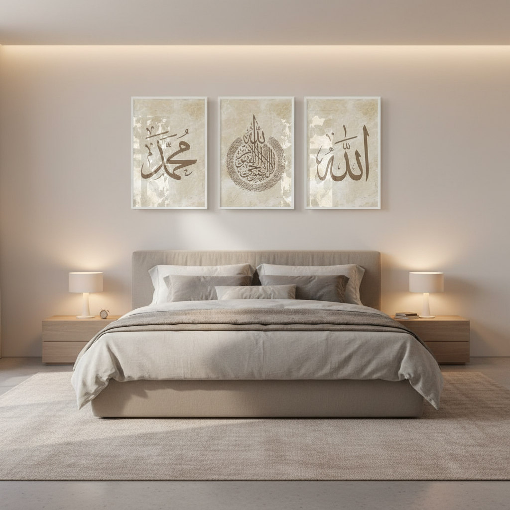 Arabic Calligraphy Wall Frame | Modern Islamic Art