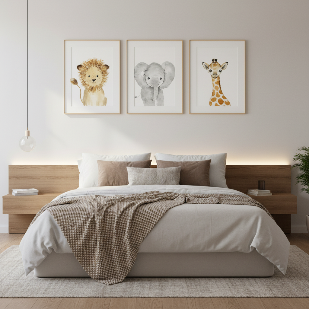 Neutral Bright Wall Frame | Stylish Home Decor Accent