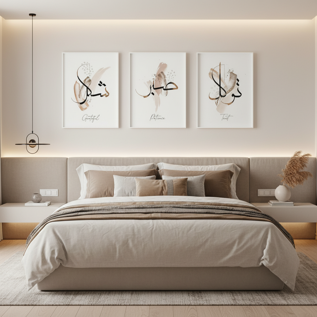 Artistic Calligraphy Wall Frame | Elegant Interior Decor
