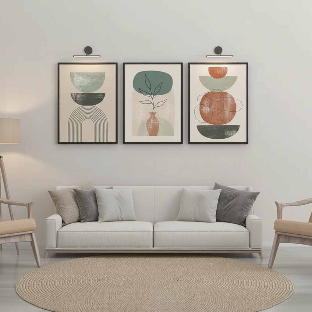 Modern Living Room Wall Frame | Elegant Interior Decor