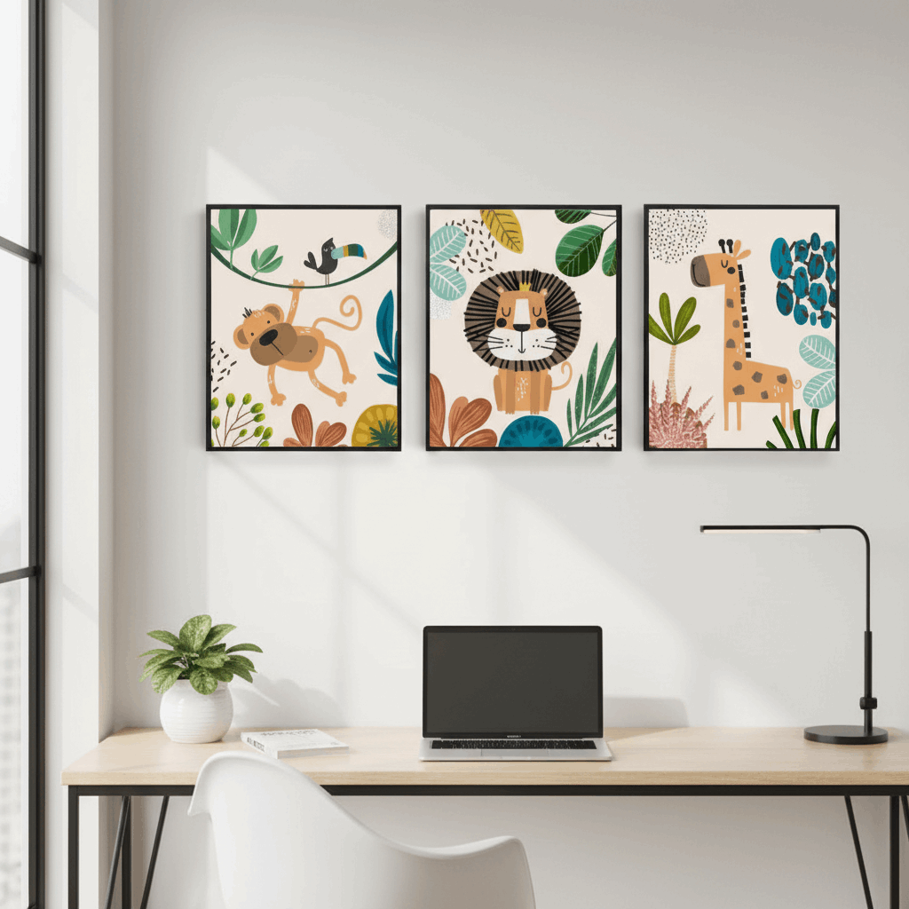 Soft Tone Wall Art Frame | Bright & Airy Home Decor