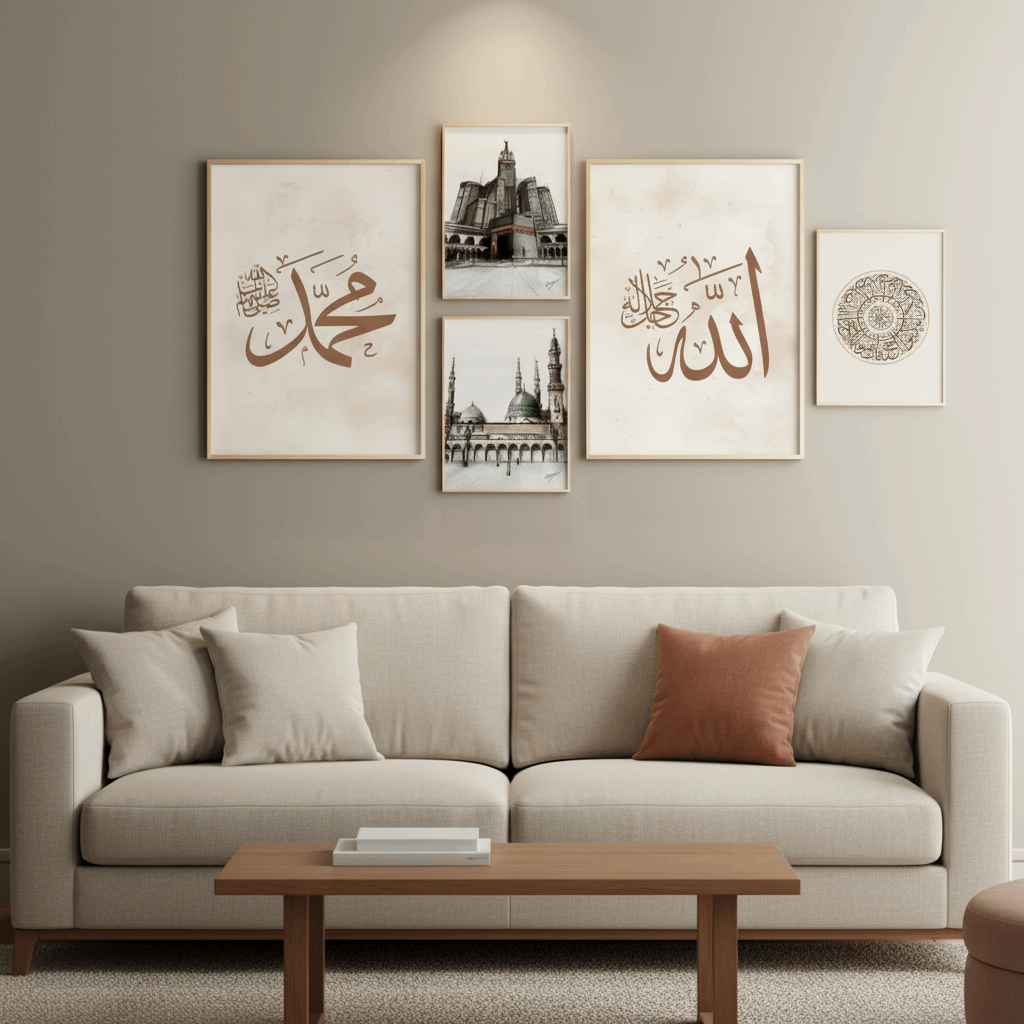 Spiritual Islamic Wall Frame | Elegant Home Art