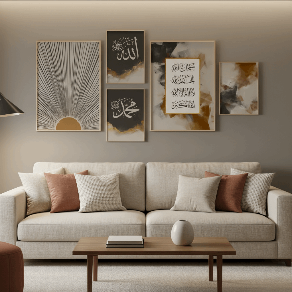 Decorative Islamic Wall Art | Modern Frame Design