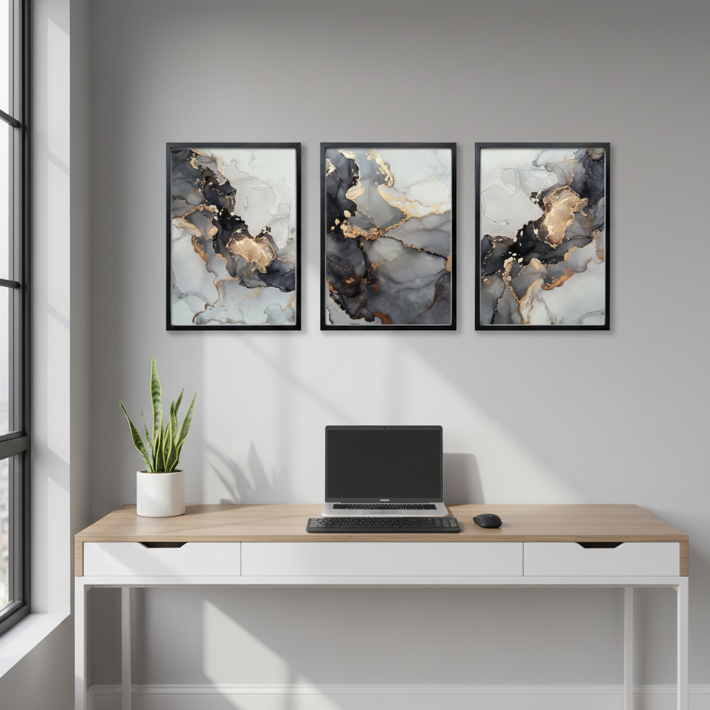 Abstract Canvas Wall Art | Modern Frame Design