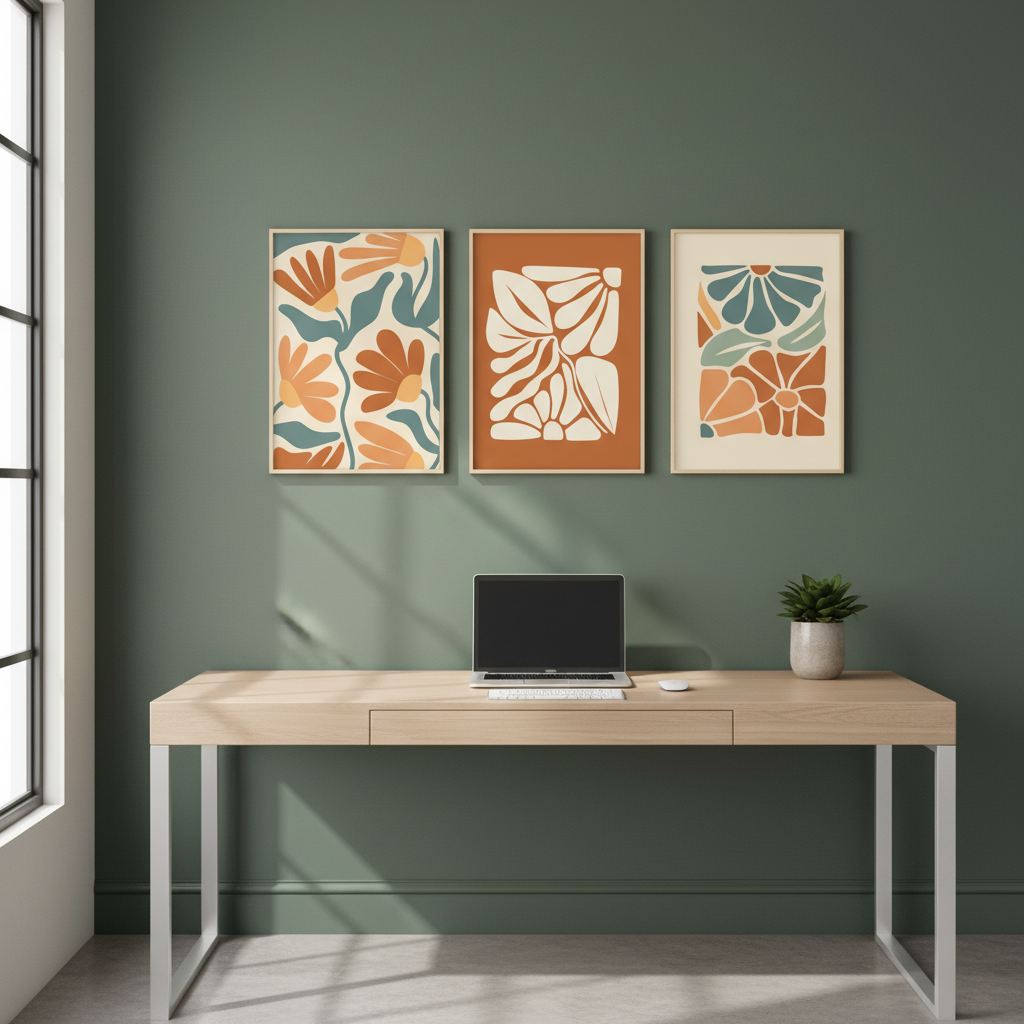 Modern Bedroom Wall Frame | Elegant Interior Decor