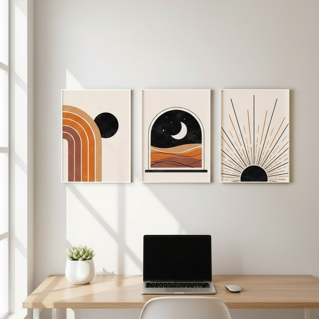 Minimalist Abstract Art Frame | Elegant Wall Decor