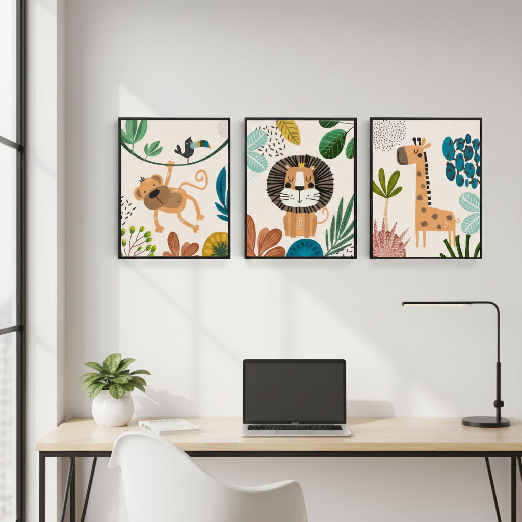 Soft Tone Wall Art Frame | Bright & Airy Home Decor