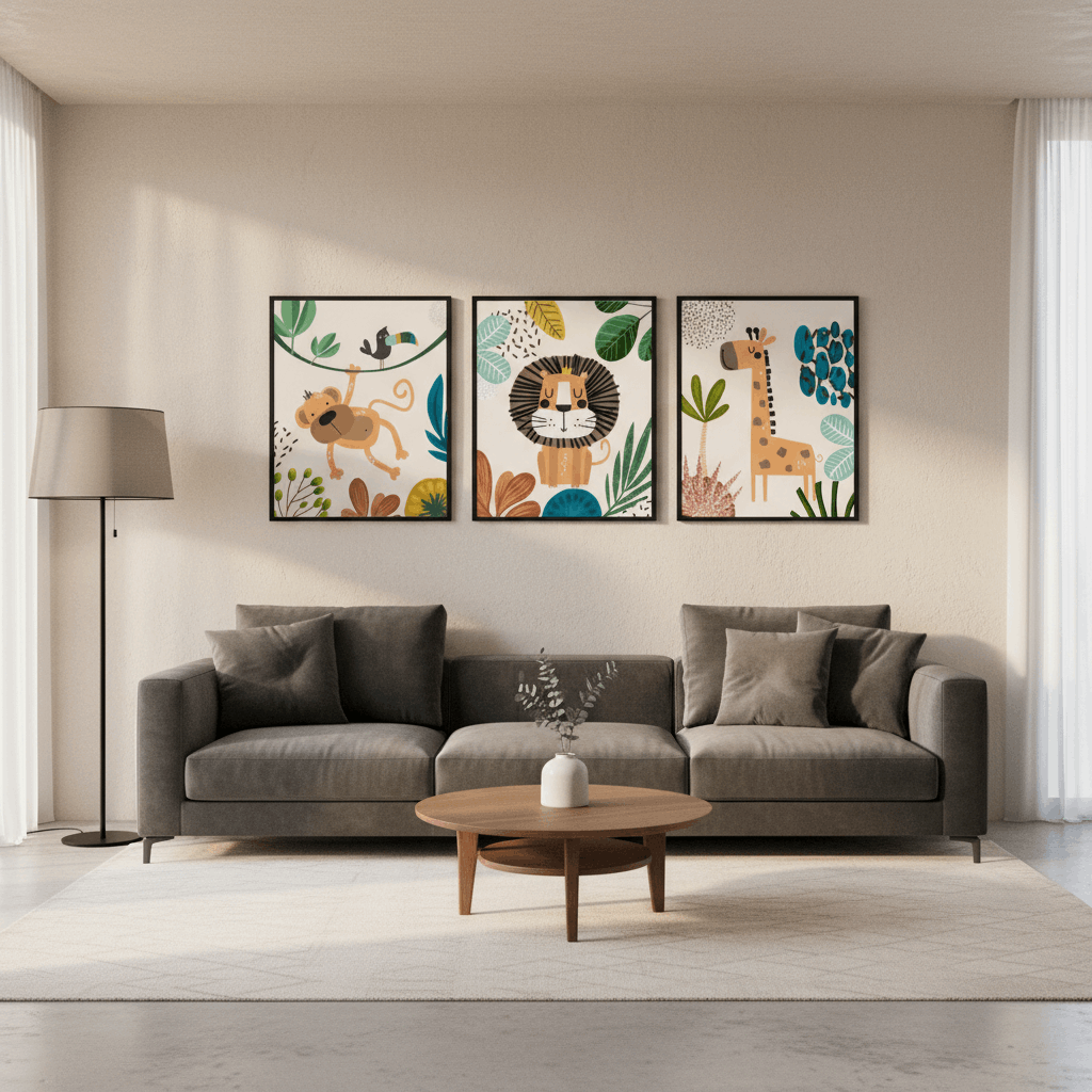 Soft Tone Wall Art Frame | Bright & Airy Home Decor
