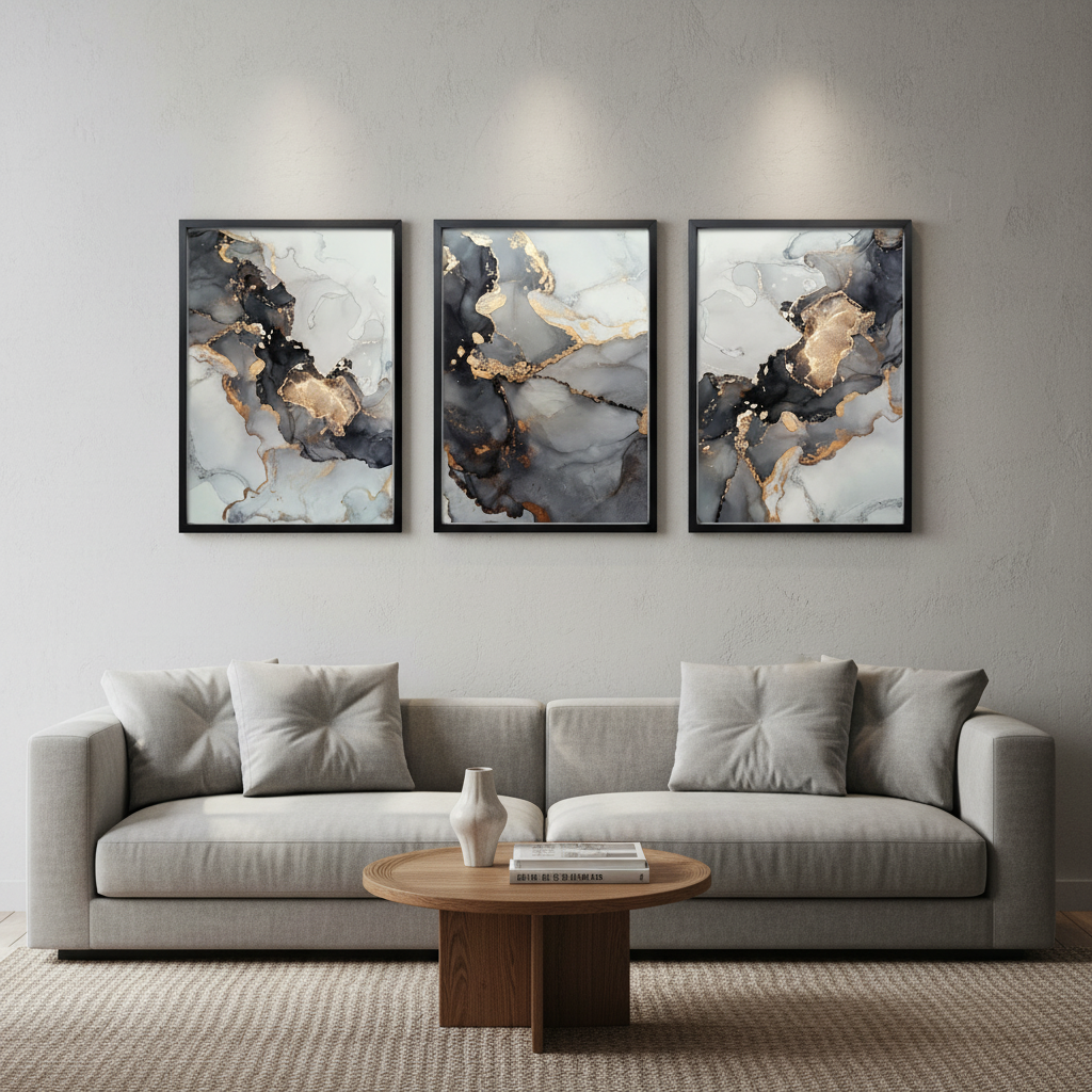 Abstract Canvas Wall Art | Modern Frame Design