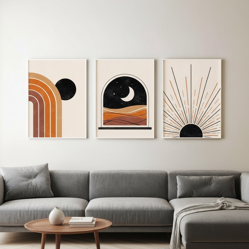 Minimalist Abstract Art Frame | Elegant Wall Decor