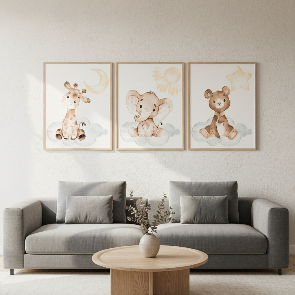 Bright Room Wall Art Frame | Light & Modern Home Decor