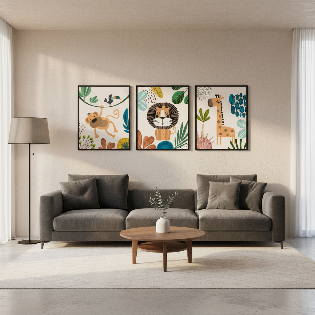 Soft Tone Wall Art Frame | Bright & Airy Home Decor