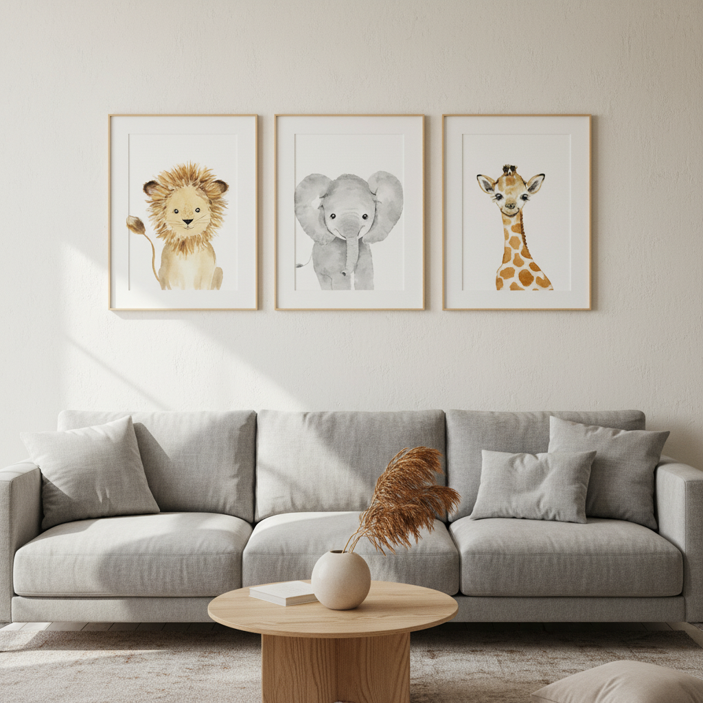 Neutral Bright Wall Frame | Stylish Home Decor Accent