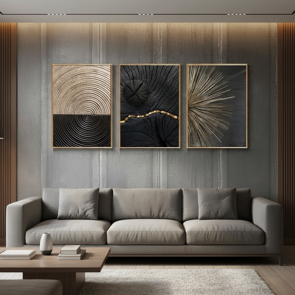 Stylish Abstract Wall Art Frame | Home Decor Accent