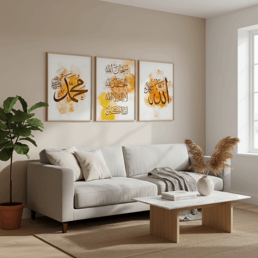 Luxury Islamic Wall Art Frame | Elegant Home Decor