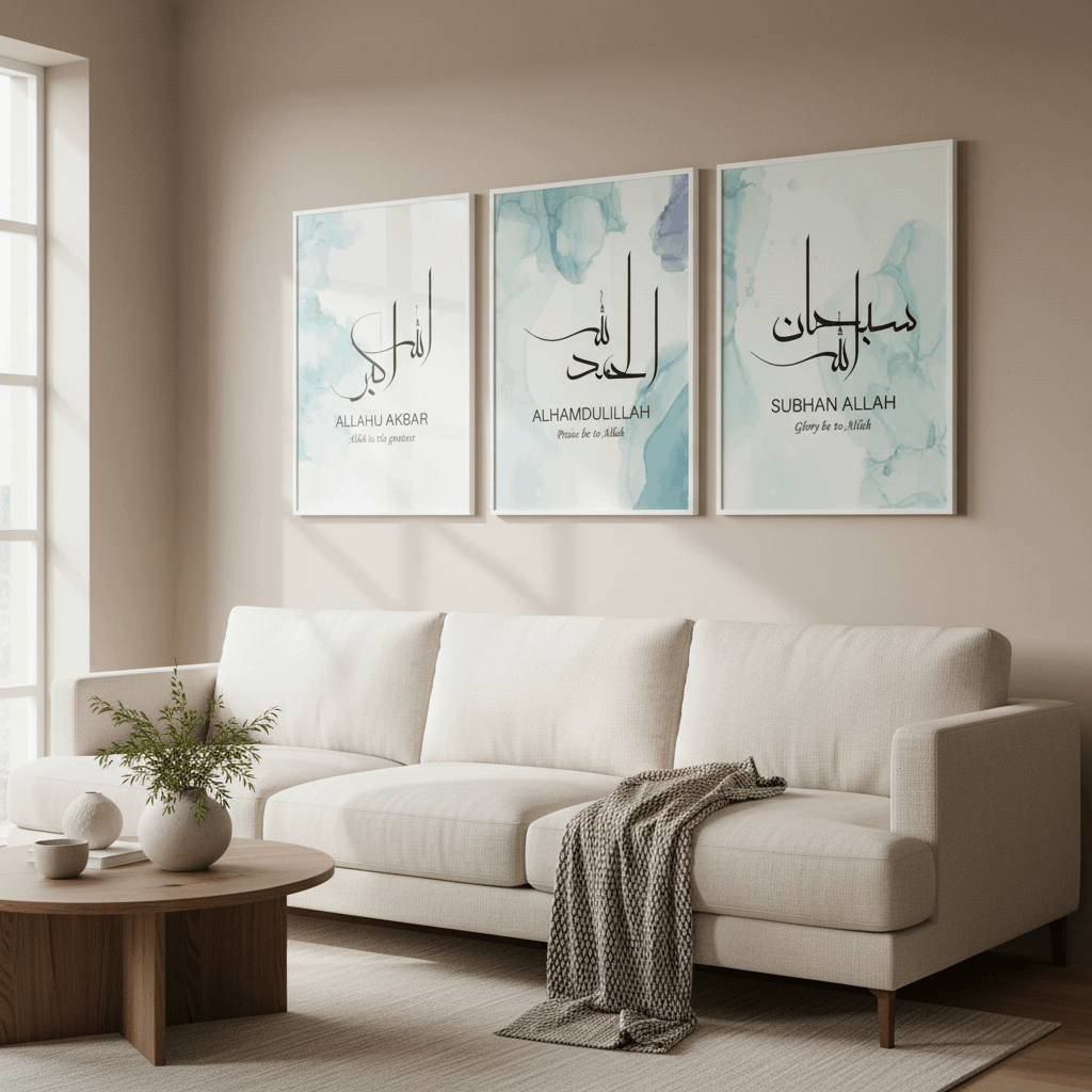 Faith-Inspired Wall Art Frame | Islamic Home Decor