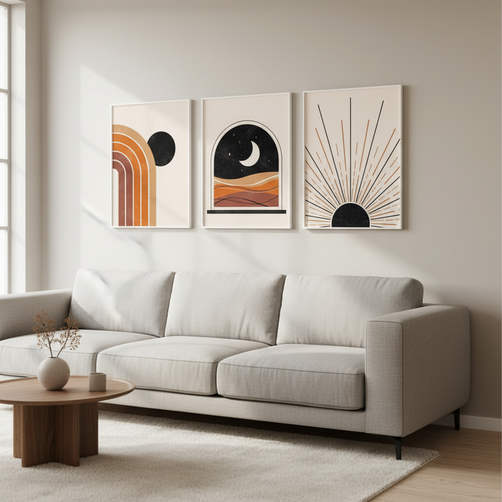 Minimalist Abstract Art Frame | Elegant Wall Decor