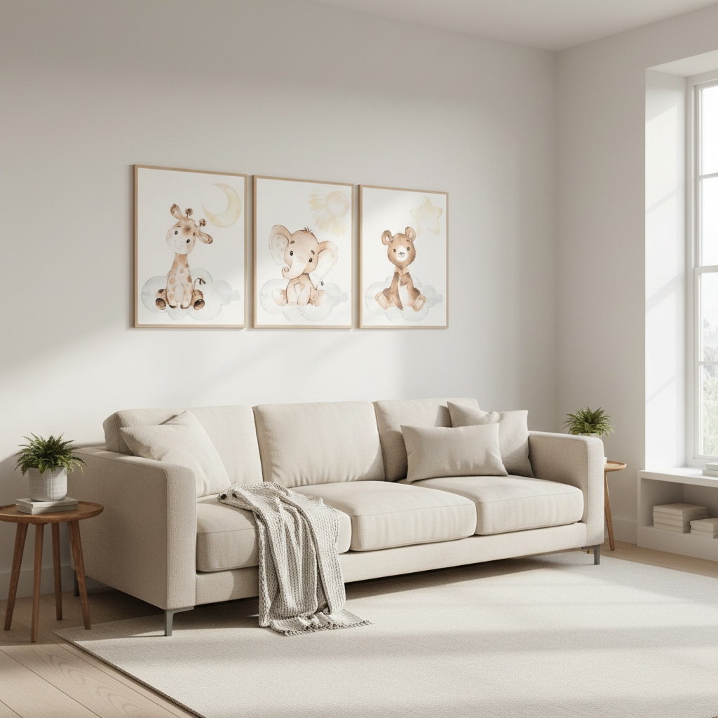 Bright Room Wall Art Frame | Light & Modern Home Decor