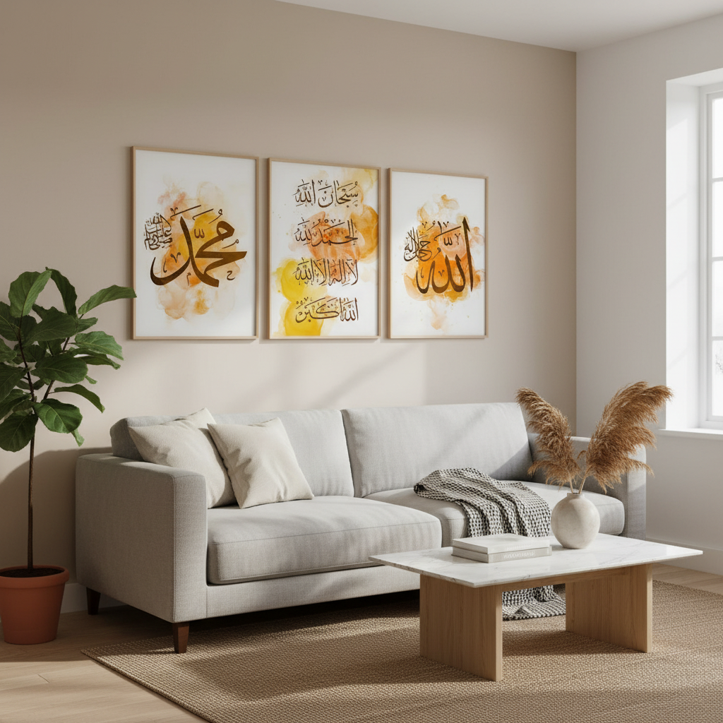 Luxury Islamic Wall Art Frame | Elegant Home Decor