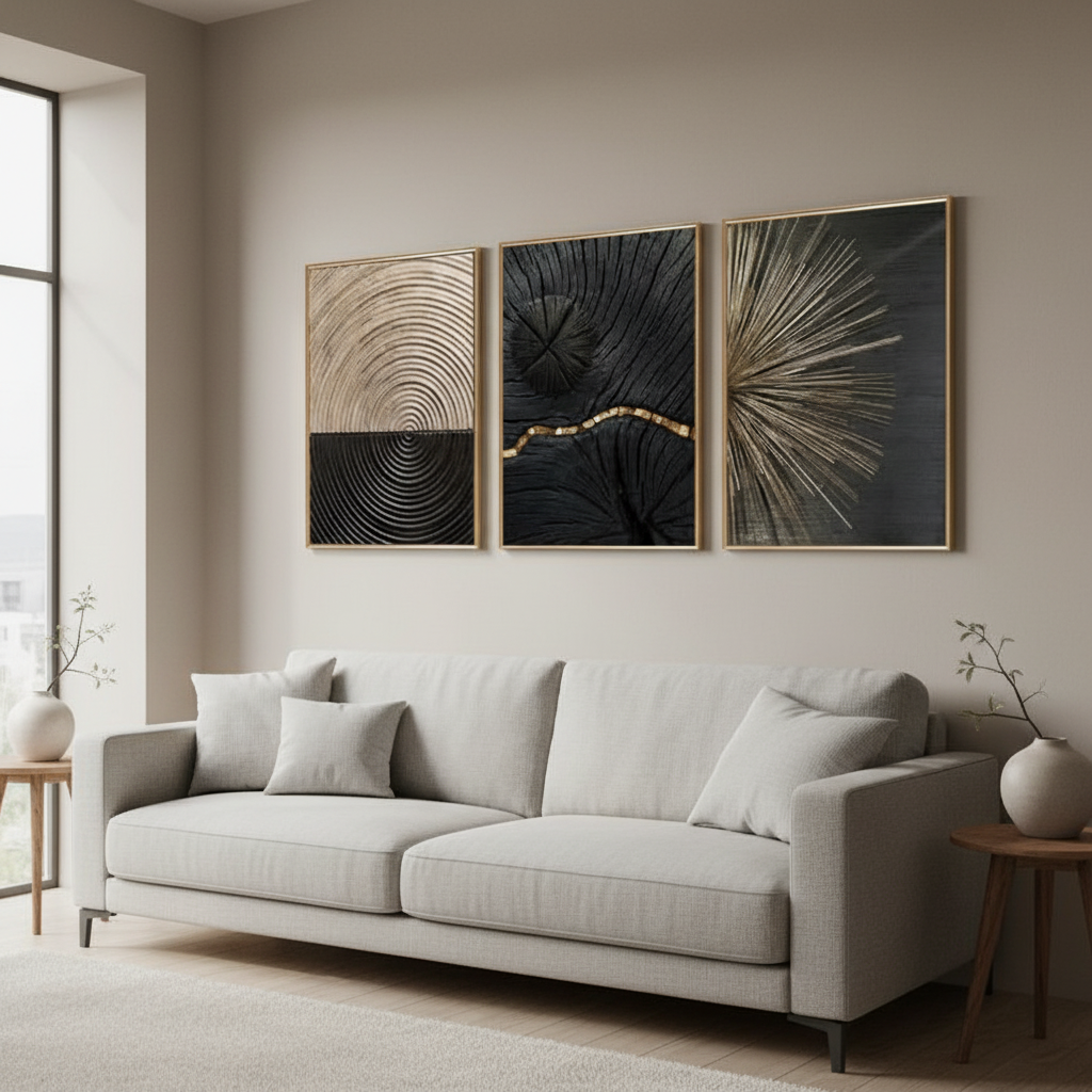 Stylish Abstract Wall Art Frame | Home Decor Accent