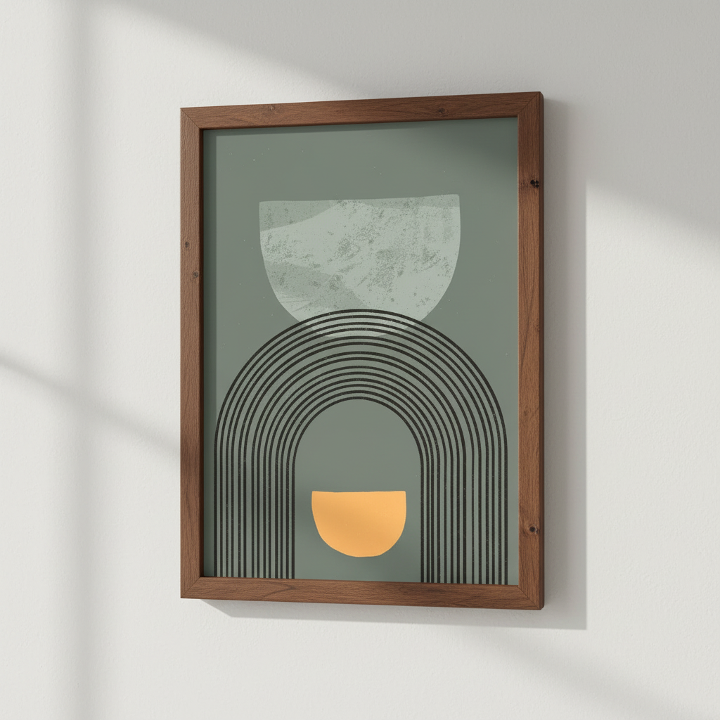 Modern Living Room Wall Frame | Elegant Interior Decor