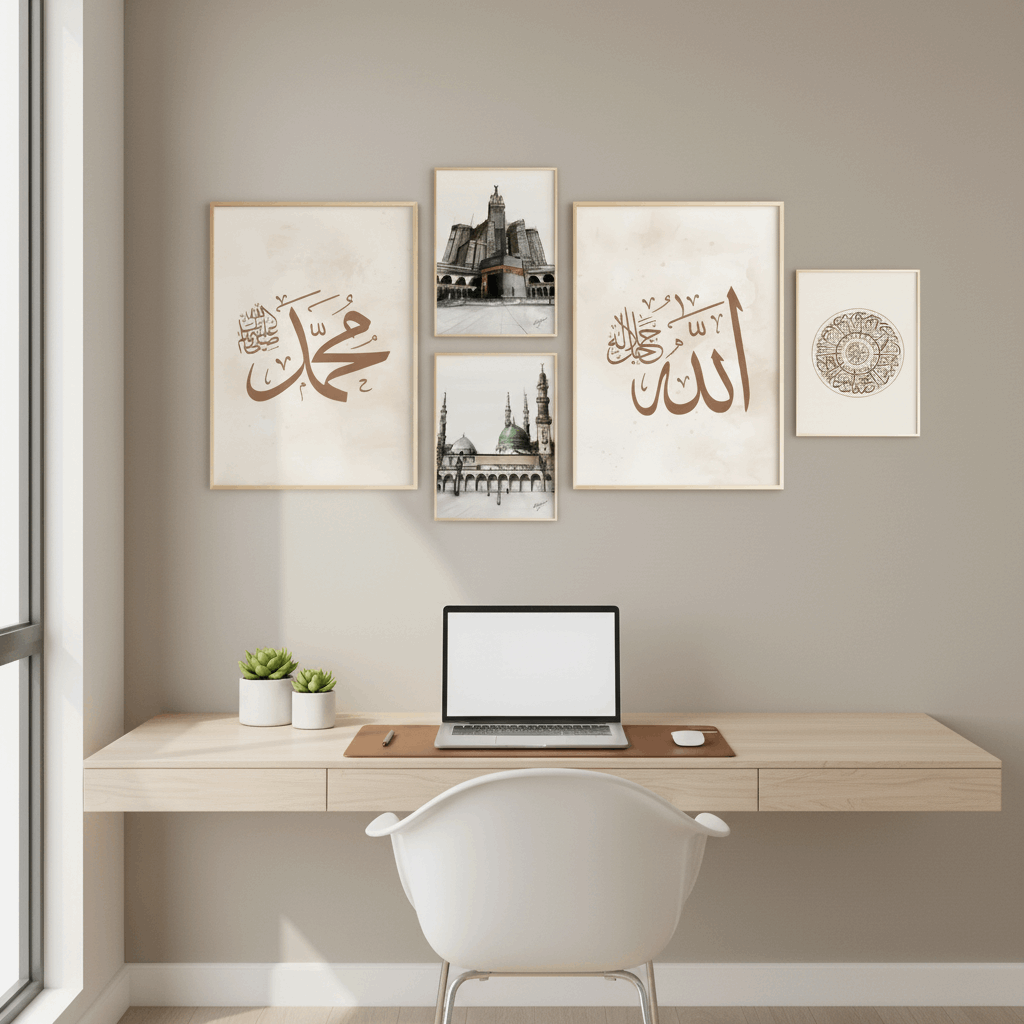 Spiritual Islamic Wall Frame | Elegant Home Art
