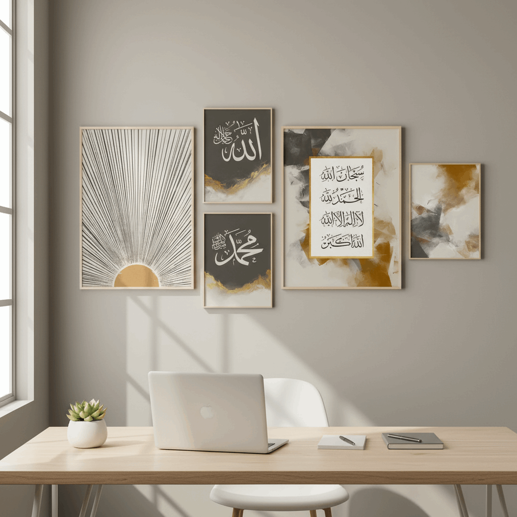 Decorative Islamic Wall Art | Modern Frame Design