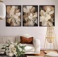 Neutral Abstract Bloom Digital Printed Wall Art