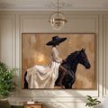 Modern Horse Art Wall Frame
