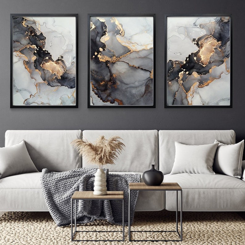 Abstract Canvas Wall Art | Modern Frame Design