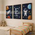Kids Space Adventure Wall Frame Set of 3