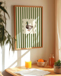 Vintage Duck Illustration Wall Frame