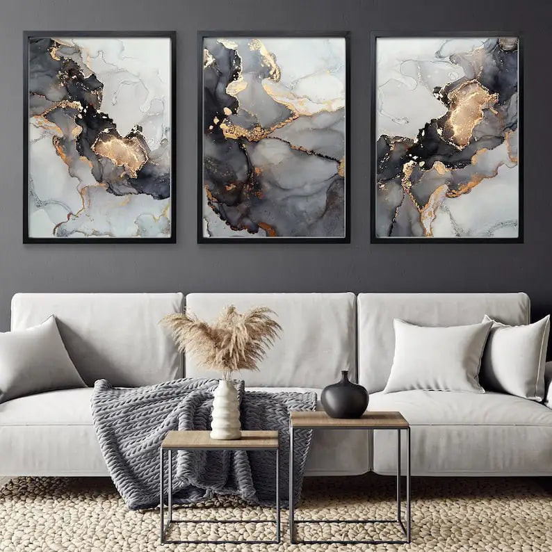 Abstract Canvas Wall Art | Modern Frame Design - HomeStories
