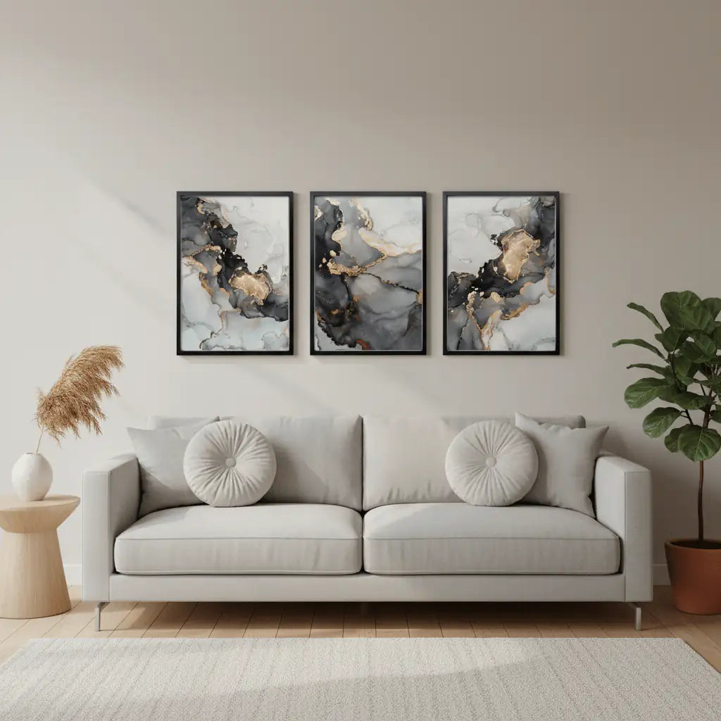 Abstract Canvas Wall Art | Modern Frame Design - HomeStories