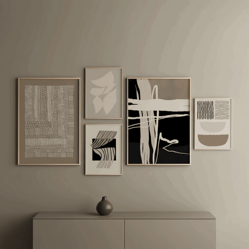 Contemporary Abstract Wall Art | Premium Canvas Frame - HomeStories