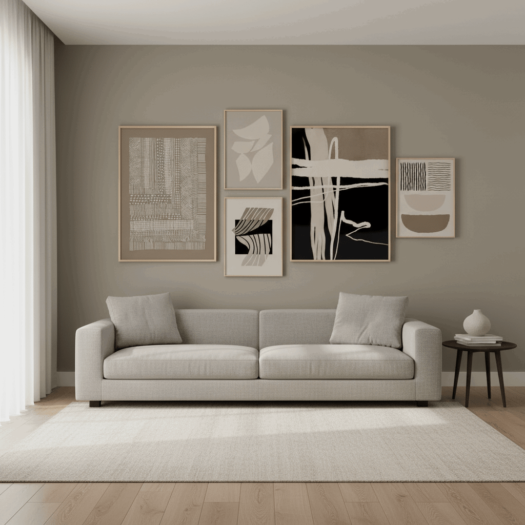 Contemporary Abstract Wall Art | Premium Canvas Frame - HomeStories