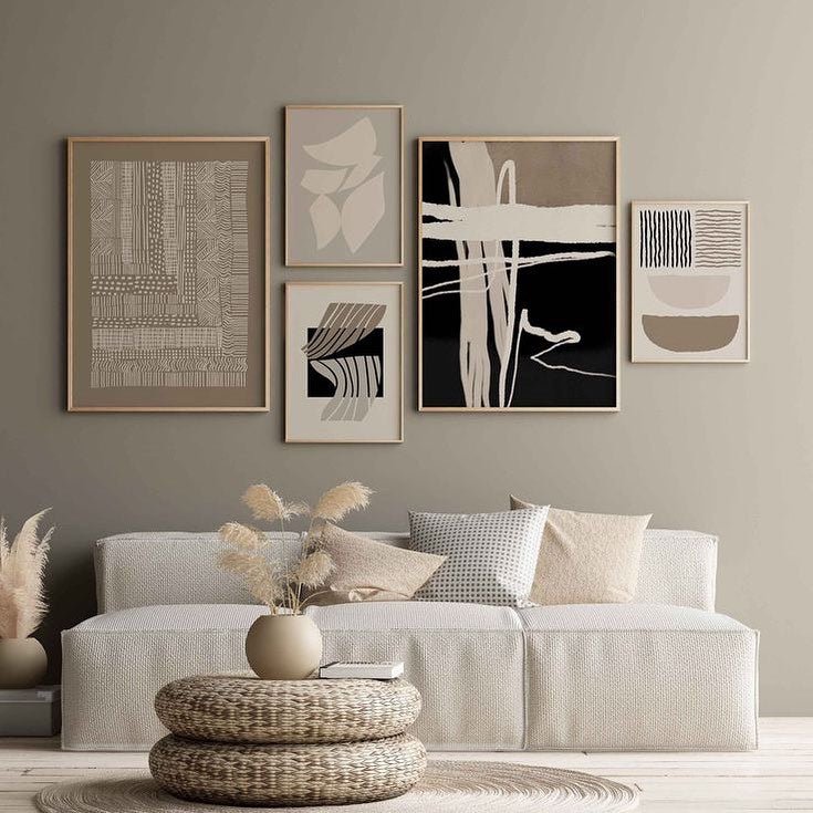 Contemporary Abstract Wall Art | Premium Canvas Frame - HomeStories