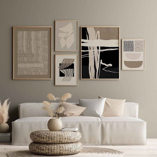 Contemporary Abstract Wall Art | Premium Canvas Frame - HomeStories
