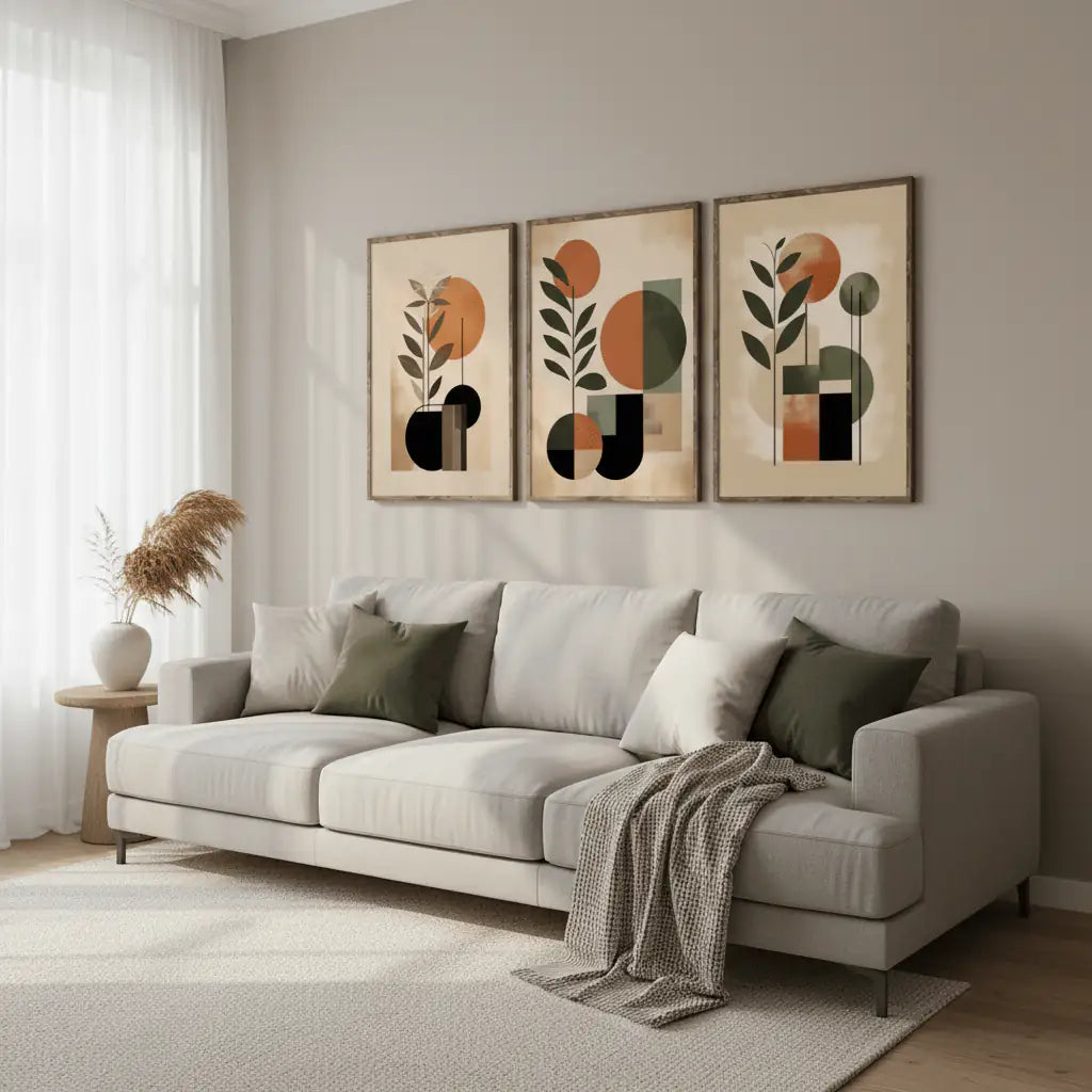 Elegant Living Room Wall Art Frame | Modern Home Styling - HomeStories
